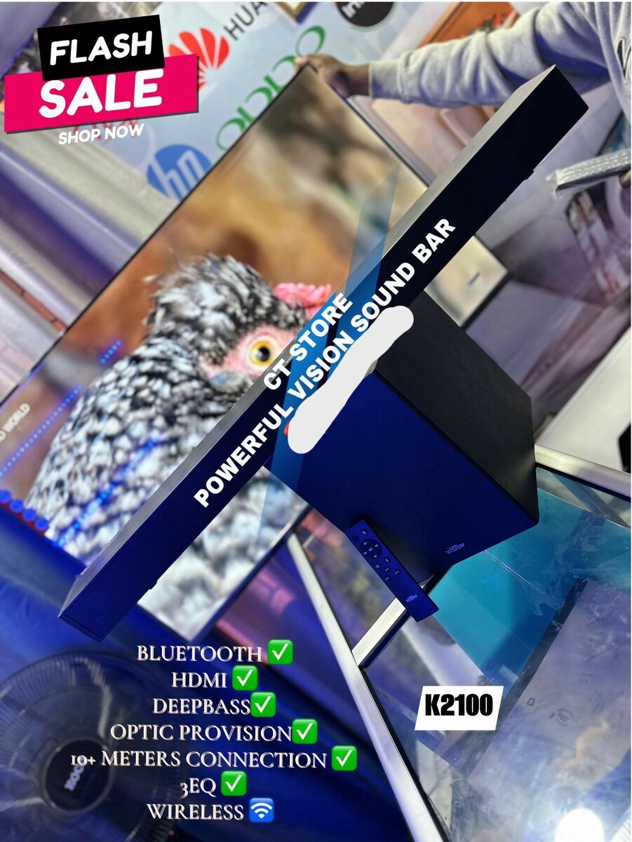 CT STORE POWERFUL VISION SOUND BAR