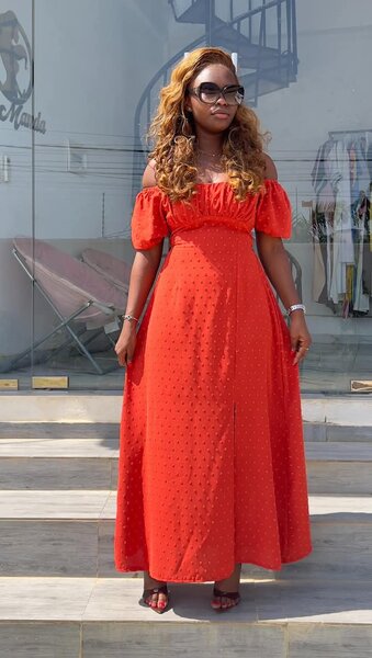 Robe longue élégante femme