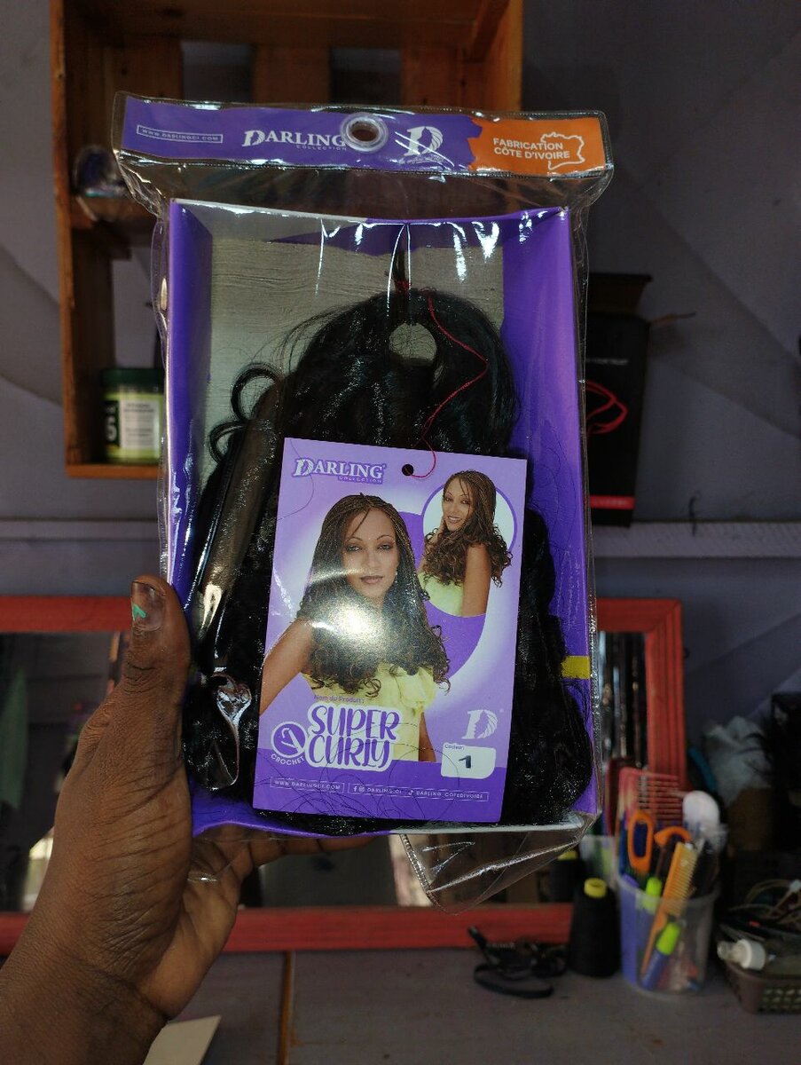 Extensions capillaires bouclés