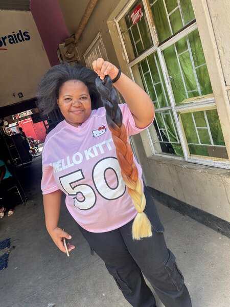 Ombré hair extensions