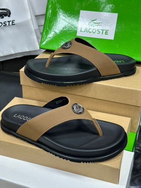 Tongs Lacoste homme élégantes