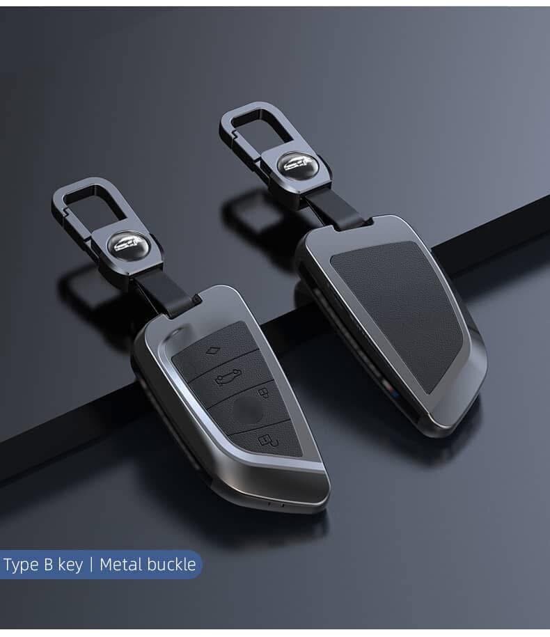 Étui de clé voiture en cuir