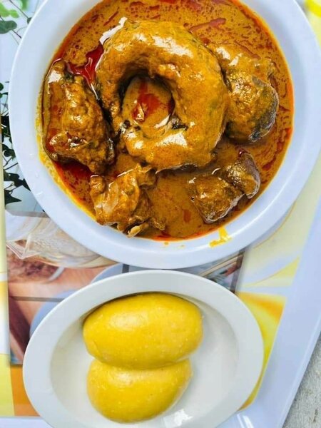 foutou et la sauce graines