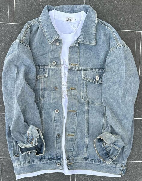 Veste en jean décontractée homme