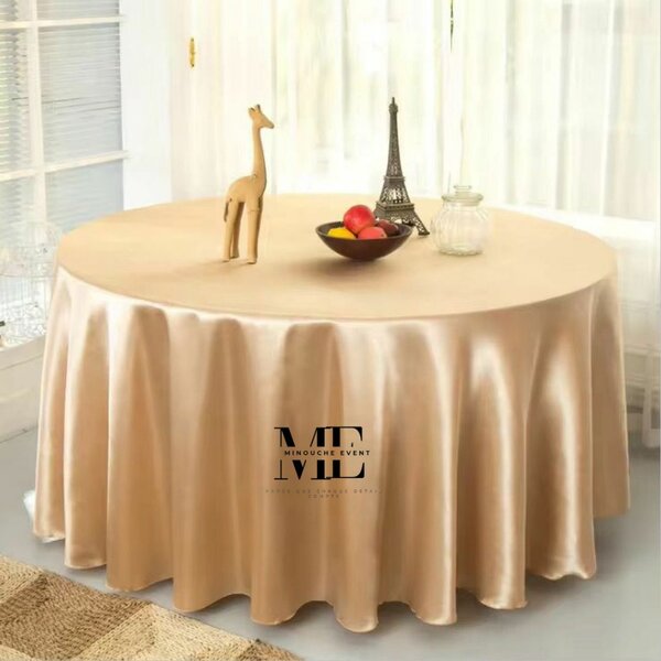 Nappe élégante de table ronde