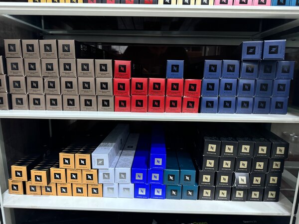 Nespresso coffee capsules