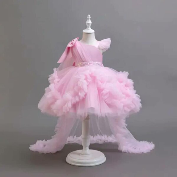 Robe de princesse rose enfant