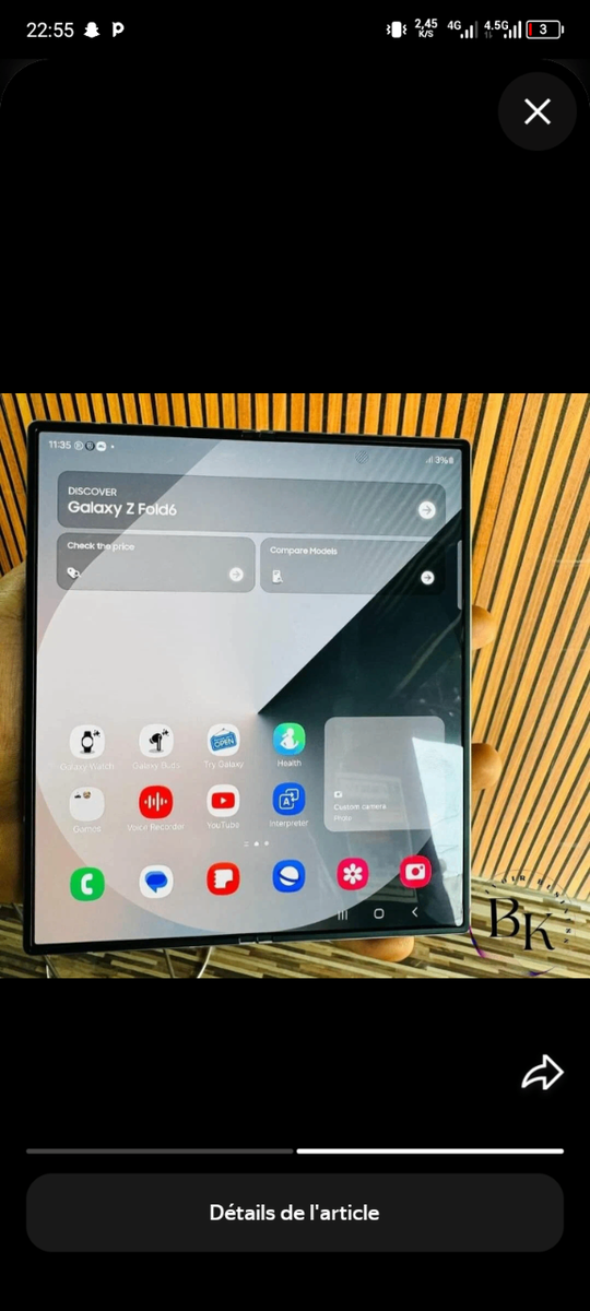 Tablette pliable Galaxy Z Fold