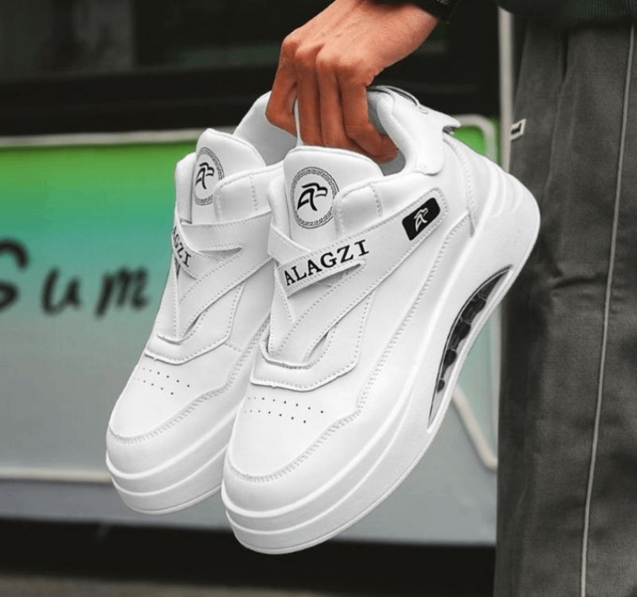 Baskets blanches Alagzi élégantes
