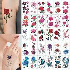 Tatouages Temporaires Fleuris