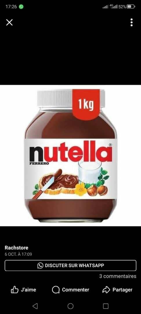 Nutella Pâte à Tartiner 1kg