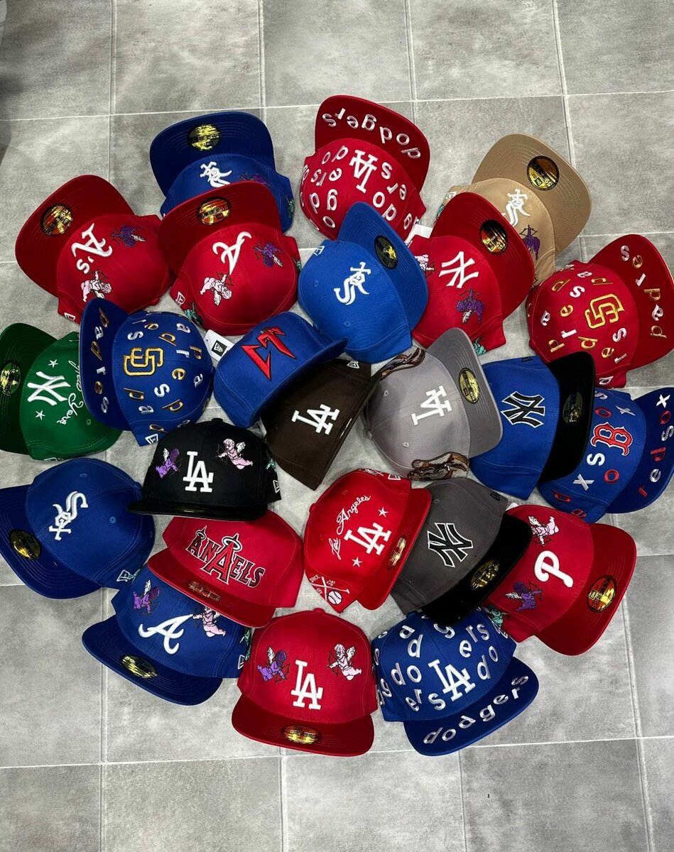 Colorful Baseball Caps Collection