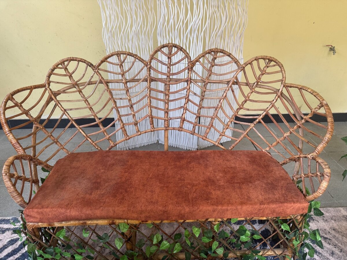 Elegant Woven Rattan Chair Set