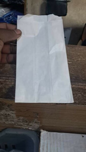 Sachet en papier blanc durable