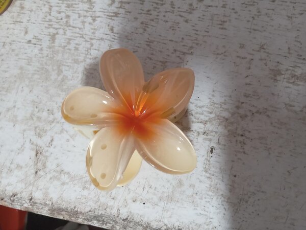 Pince à cheveux fleur élégante