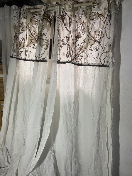 Rideaux à fleurs élégants