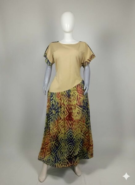 Robe longue ethnique élégante