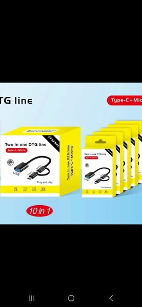 Dual Type-C Micro OTG Adapter