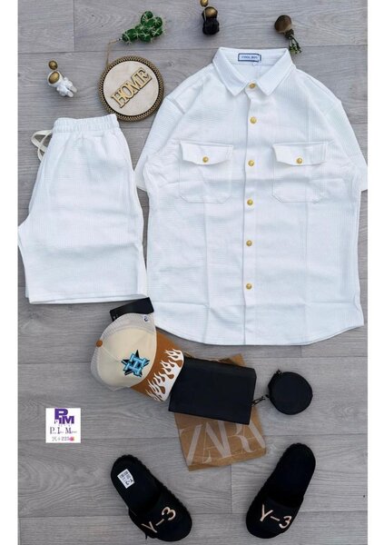 Chemise Blanche à Poches