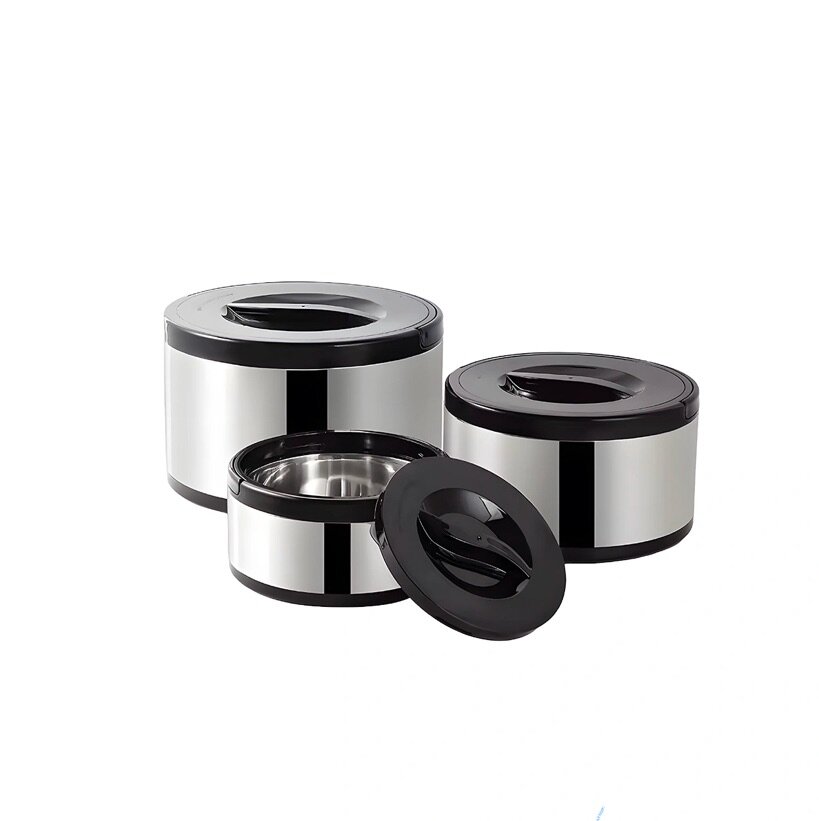 3-in-1 Stainless Steel Lunch box  Leak-Proof, Portable, and