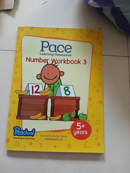 Number workbook Pace learning maths  for 5 year old plus