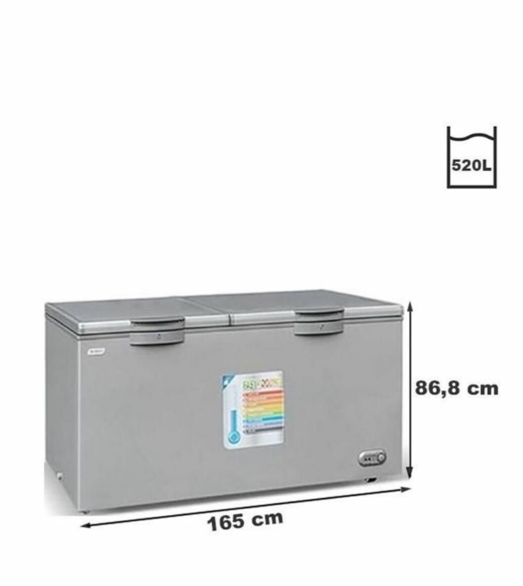 Grand Congélateur Coffre 520L