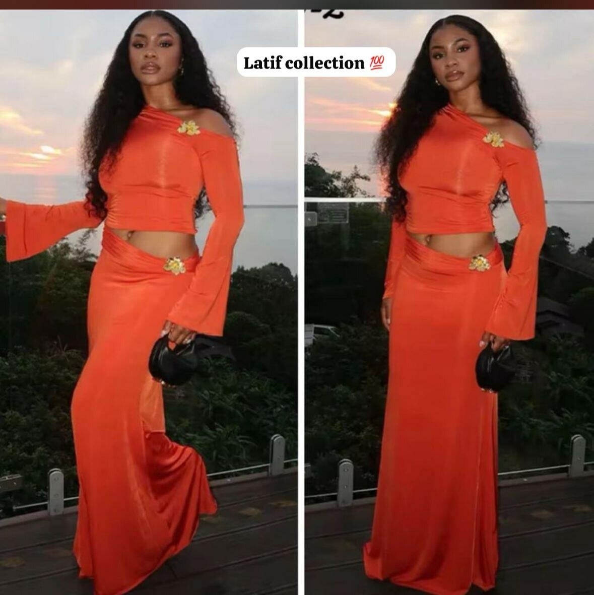 Robe élégante à col découpé