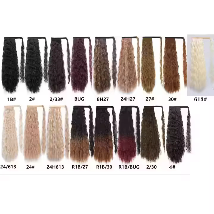 Postiche naturel volumineux