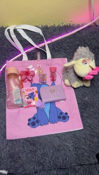 Sac fourre-tout en tissu Stitch