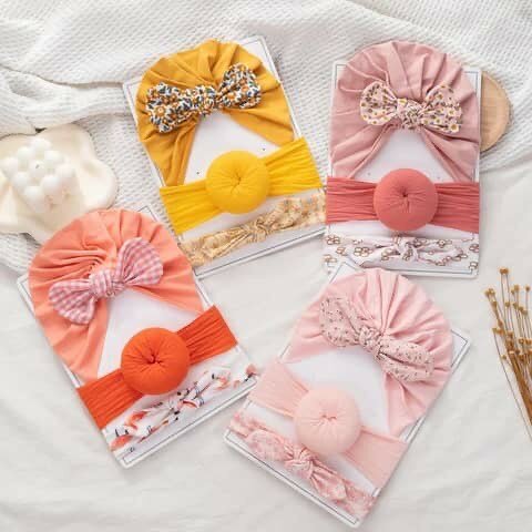Newborn set  3 in 1 Head band