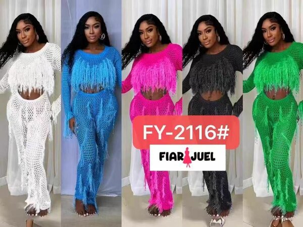 Ensemble Deux Pièces Frangé