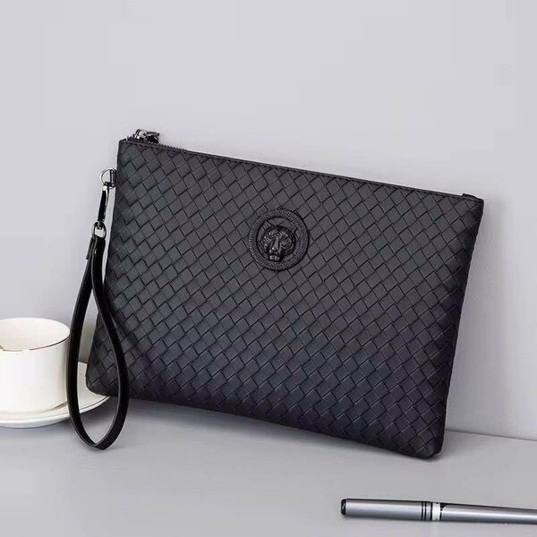 Pochette Homme Tressée Élégante