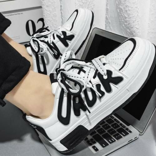 Fashion Casual Flat Shoes Mens Sneakers Low Top Lace Up Shoe