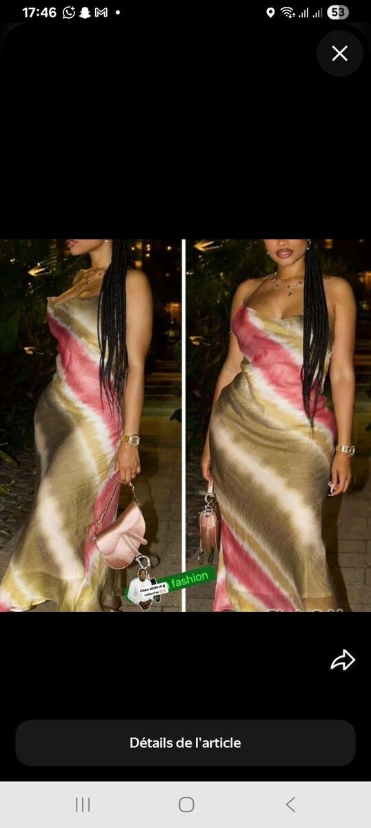 Robe Maxi Satinée Élégante