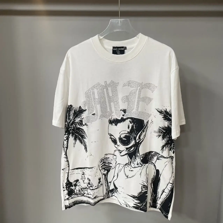 T-shirt stylée avec motif extraterrestre