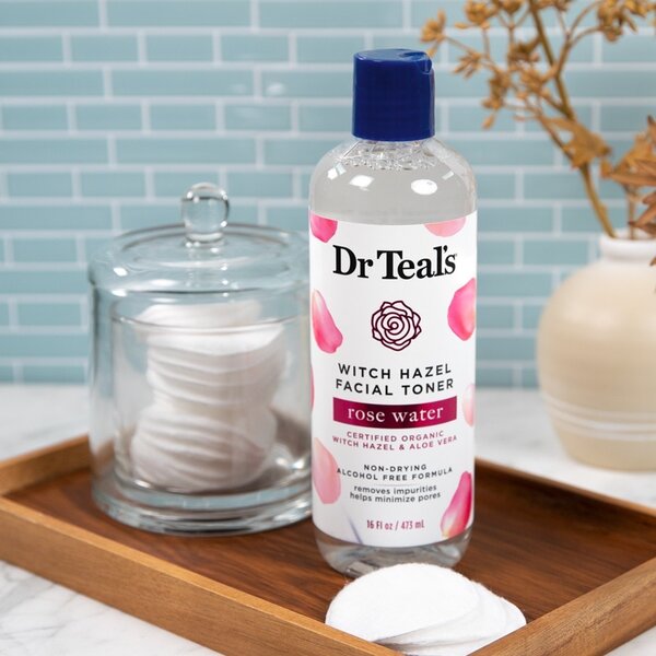 Dr teals witch hazel rose water toner 473 ml