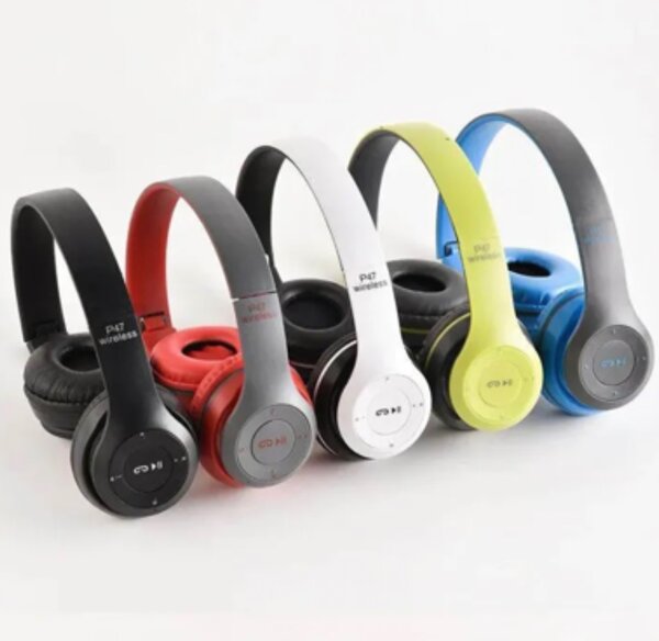 P47 Wireless Headphones Over Ear Super Bass 5.1.