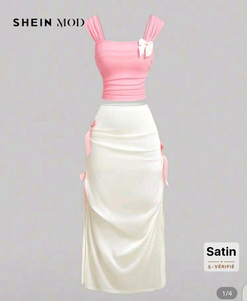 Robe Midi Satin Élegante