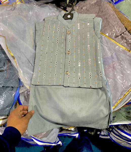 Kids coat Shalwar kameez