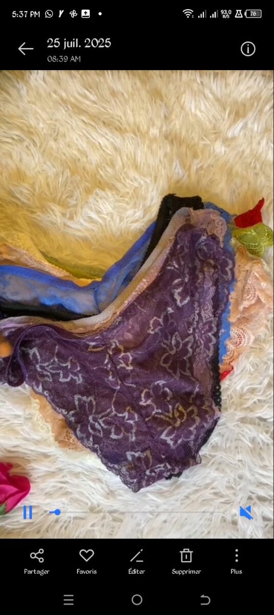 Culottes en dentelle élégantes