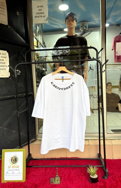 T-shirt blanc unisexe