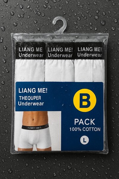 Boxer en Coton Blanc Homme