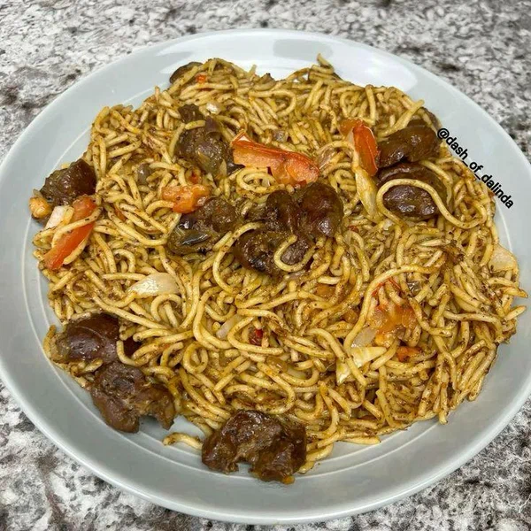 Spaghetti rognon, poulet,