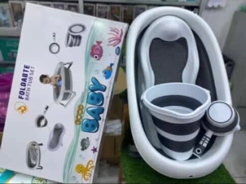 FOLDABLE BATH TUB SET