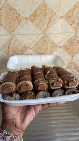 Crêpes au kinder maxi