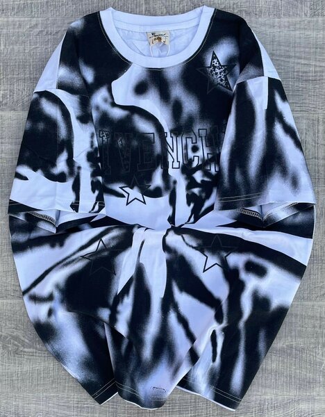 T-shirt tendance à motifs