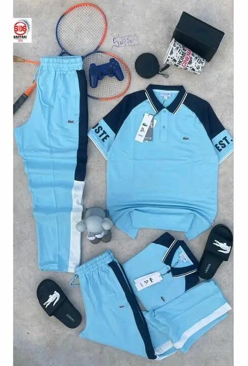 Ensemble de sport bleu homme