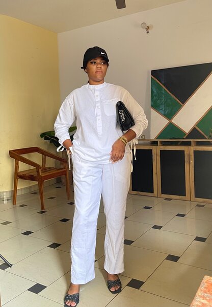 Ensemble Blanc Décontracté