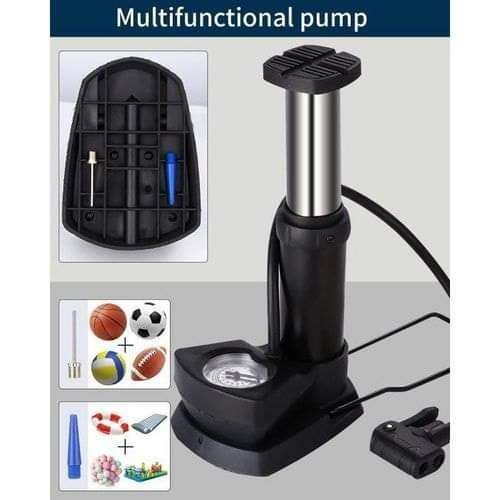 Pompe à Vélo À Pied Portable, Mini Pompe à vélo pour valves