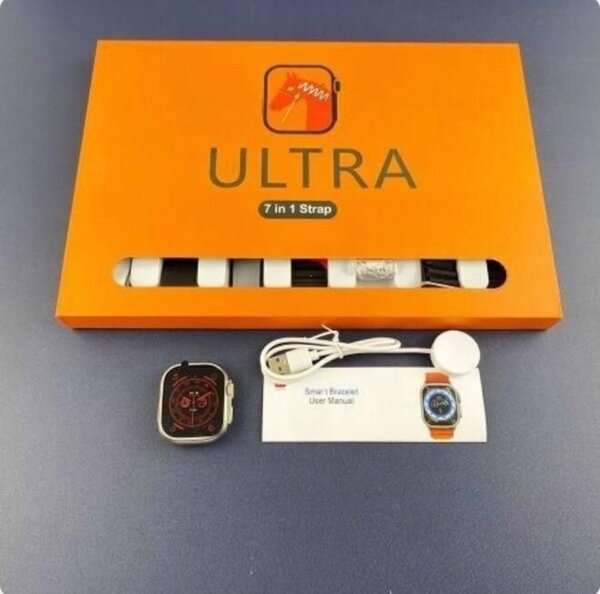Montre connectée ULTRA avec 7 bracelets